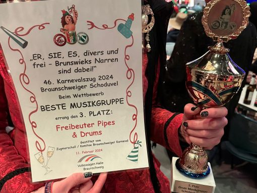 Schoduvel 2024 – Ehrung „Beste Musikgruppe“ (3. Platz)